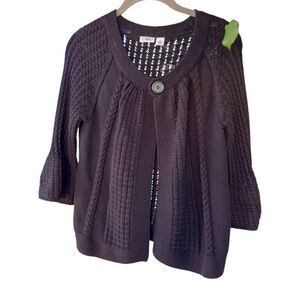 Cato loose knit cardigan size M